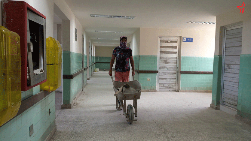 Ejecutan reparaciones en áreas hospitalarias de Morón